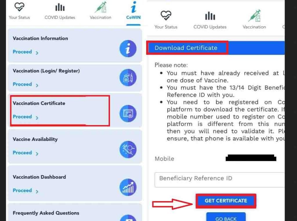 How To Download COVID Vaccine Certificate 